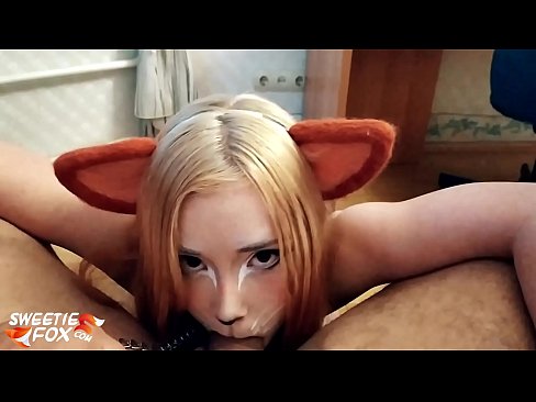 ❤️ Kitsune gleypa pikk og ásamt í munninum ️ Klám hjá okkur